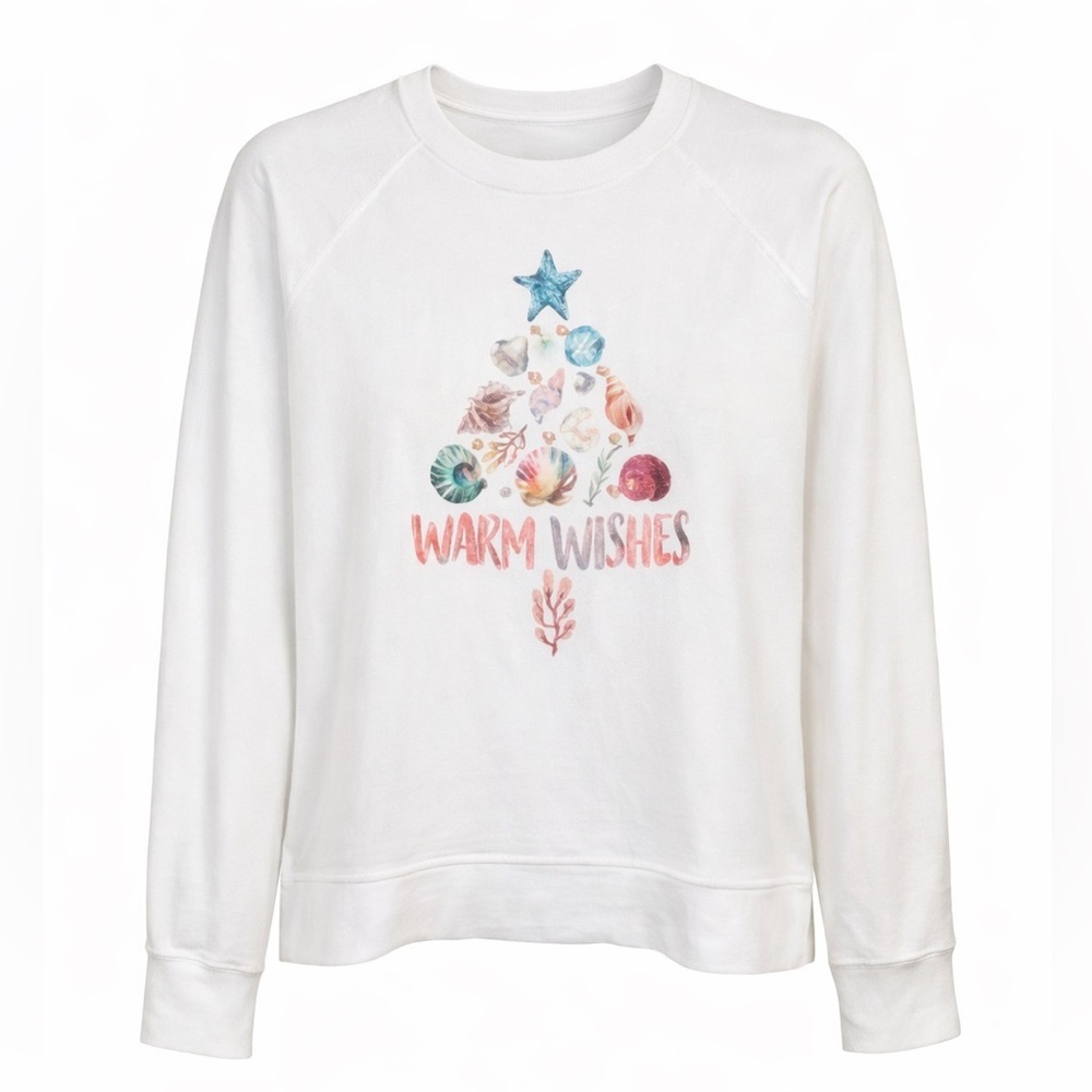 NWT Philosophy Woman Seashell Tree Long Sleeve Shirt Plus 1X